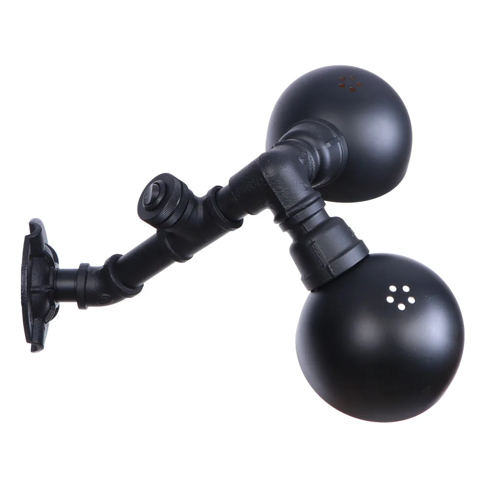 Винтаж Эдисона бра настенные светильники промышленные черные водопроводные