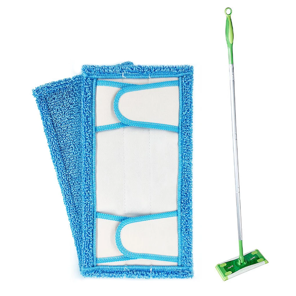 

2/4pcs Mop Heads Reusable Mop Pads Washable Polyester Mopping Pads Replacement Part for Swiffer Sweeper Mop Heads Accessories
