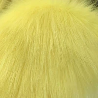 faux fur fabric high imitation bright color fox fur collar fabric