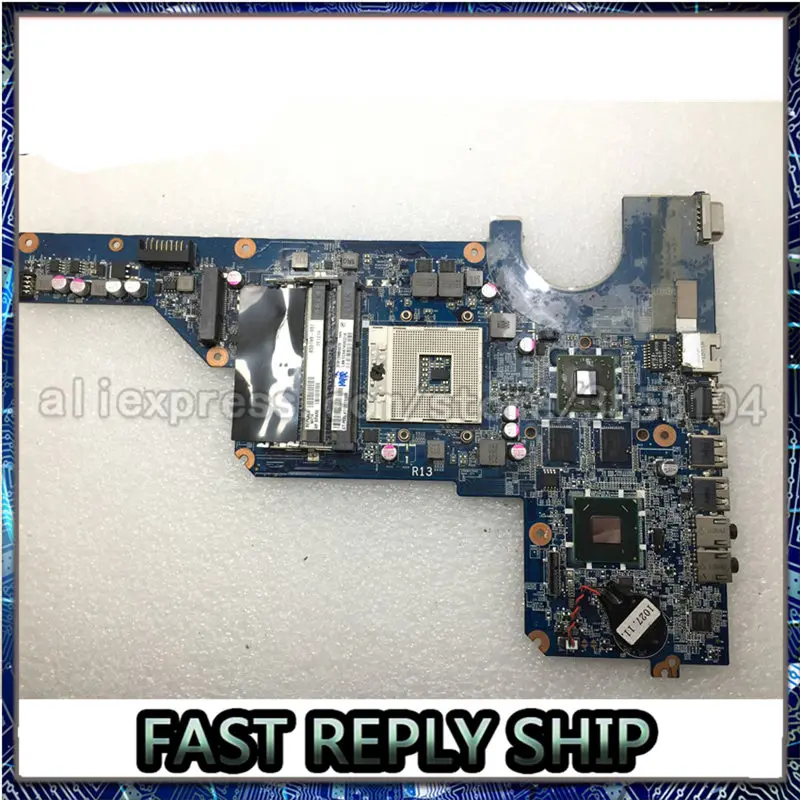 SHELI DA0R13MB6E1 для HP Pavilion G4 G6 G7 R13 650199 001 материнская плата ноутбука 216 0809024 100%