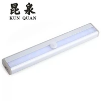human body infrared induction cabinet light corridor night light control human body induction 610 led rechargeable closet light