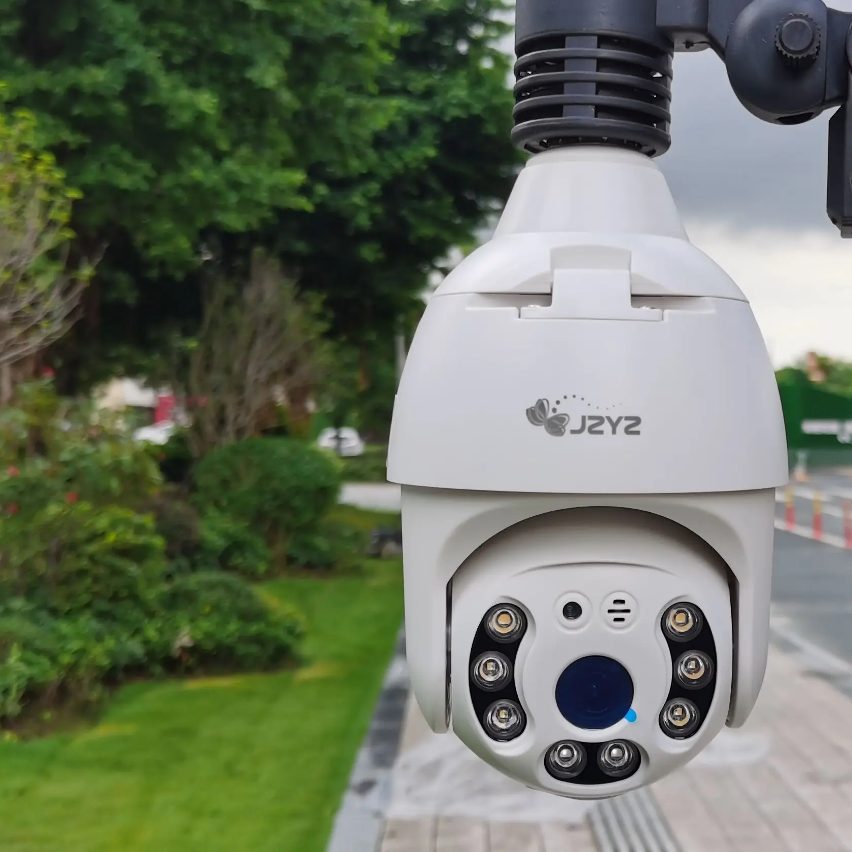 Лампочка JZYZ E27 5 МП 3 Мп Wi-Fi PTZ 4-кратный зум | Безопасность и защита