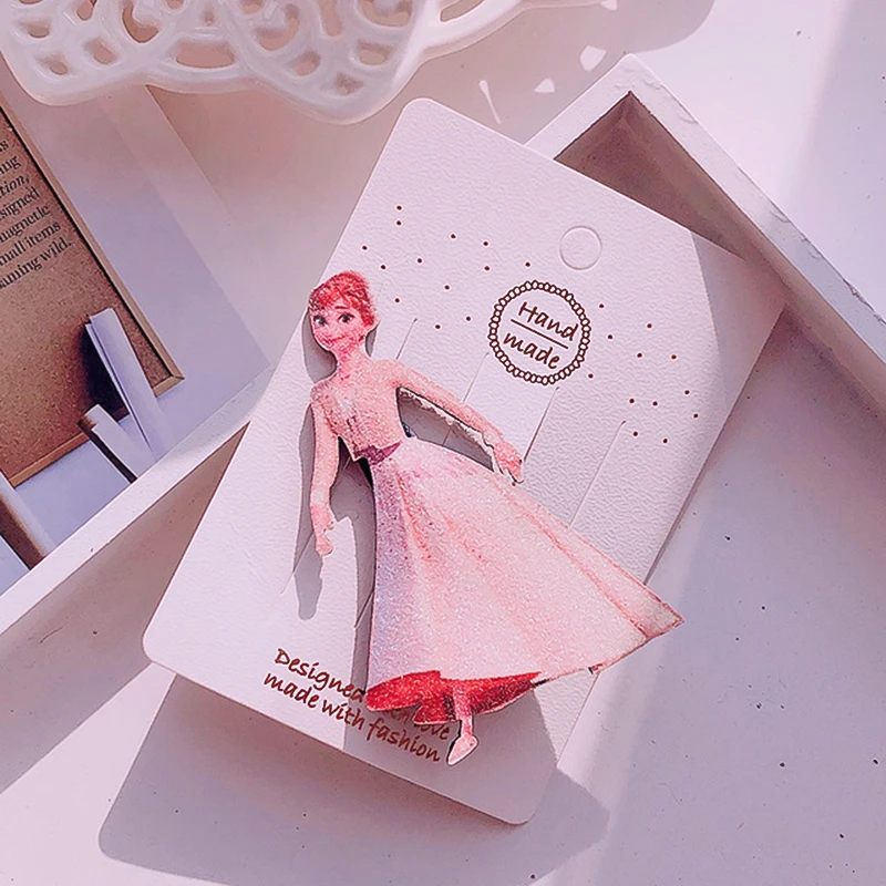 Disney Frozen/комплект из 2 предметов для маленьких принцесс Детские заколки с бантом