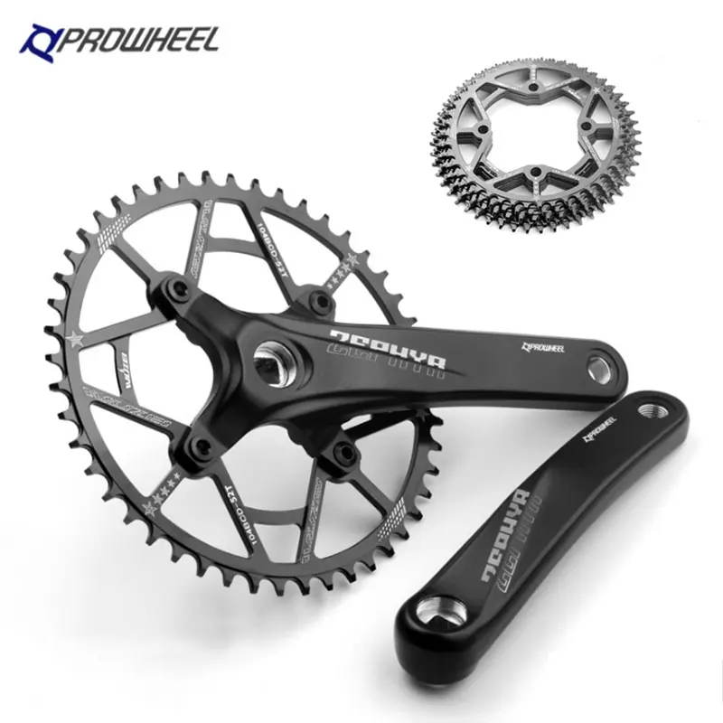 Коленчатый механизм цепи велосипеда Prowheel 104BCD 175 мм 30T/32T/34T/36T/38T/40T/42/44/46/48/50/52 T|Шатун