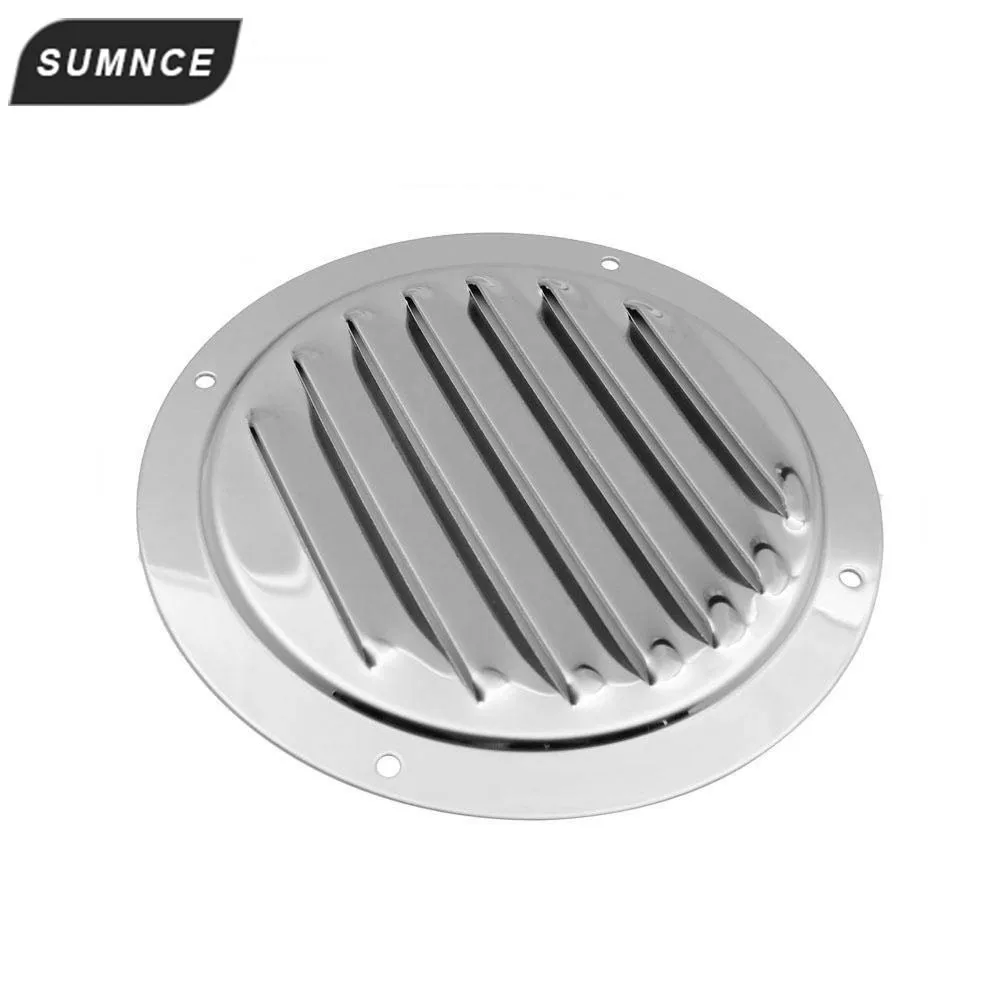 

Marine Grade Stainless Steel 316 Boat Marine Round Air Vent Louver Vent Grille Ventilation Louvered Ventilator Grill Cover