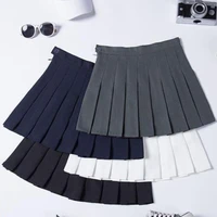 cute pleated mini skirts plus size women korean style fashion clothing for womens formal student preppy style school girl party