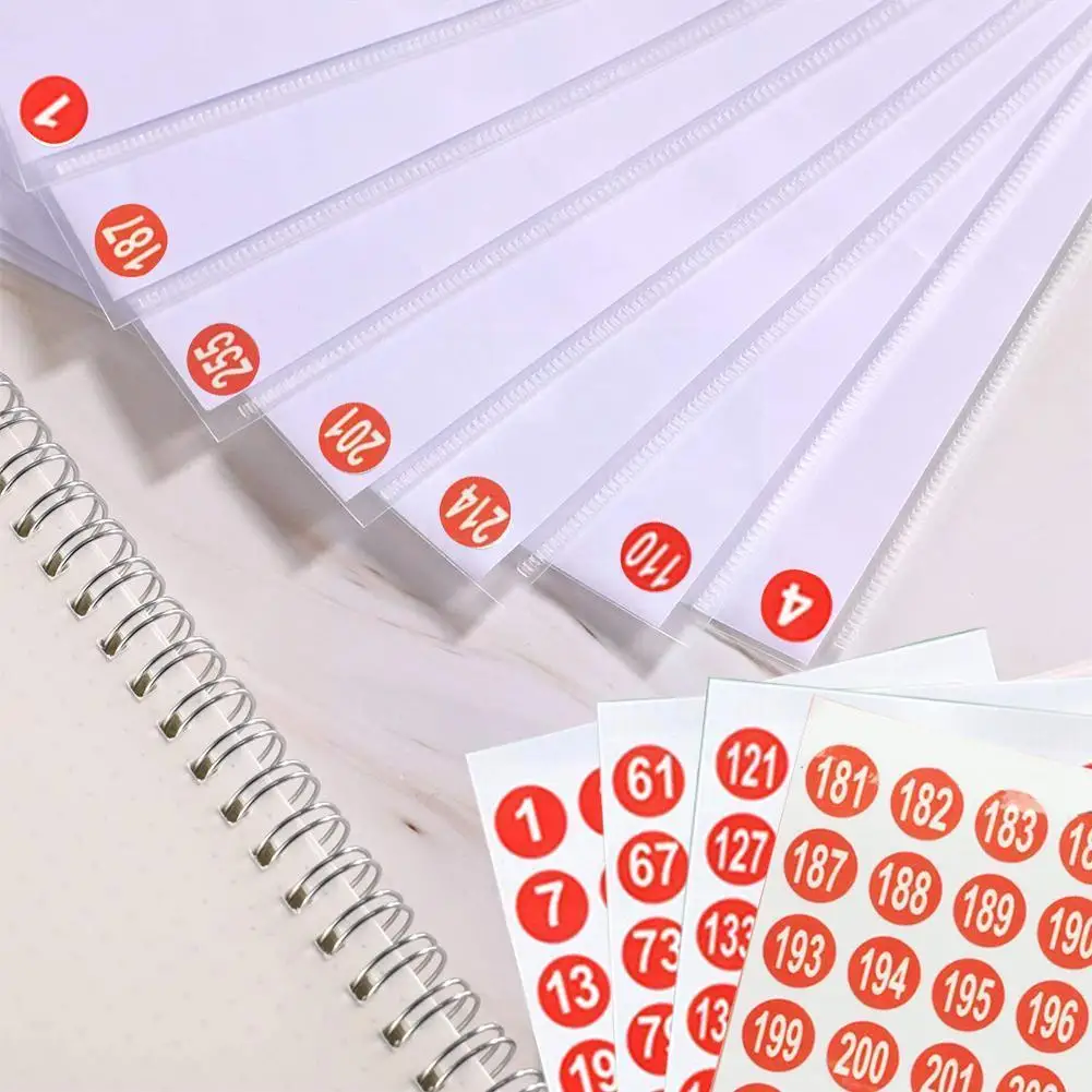 

Waterproof 1-300 Number Label Stickers For DIY Craft Color Polish Self Number Sticker Adhesive Nail Lipstick Tags V7O9