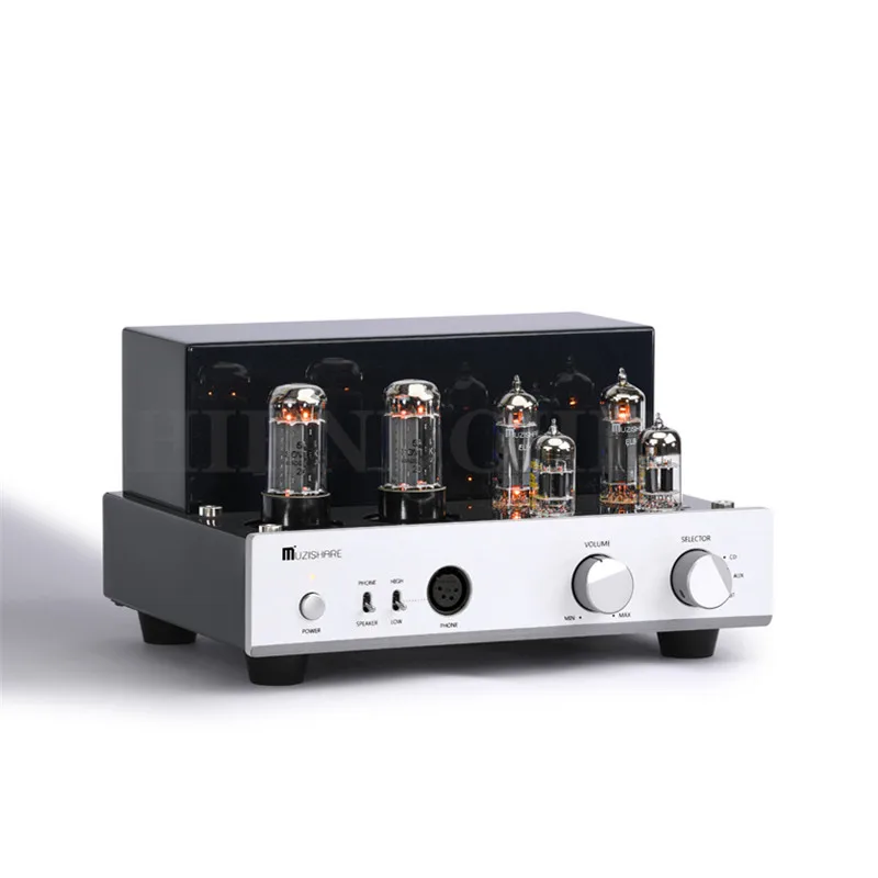 

J-012 MUZISHARE X3T 5AR4*2 dual Rectifier Circuit Integrated Vacuum Tube Amplifier EL84*2 Pure Class A Single-ended Power Amp