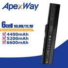 Apexway A32-K52 Аккумулятор для ноутбука Asus A52 A52J A52F A52JB A52JK A52JR K42 K42F K42JB K42JK K52F K52J A31 A32 A41 A42-K52