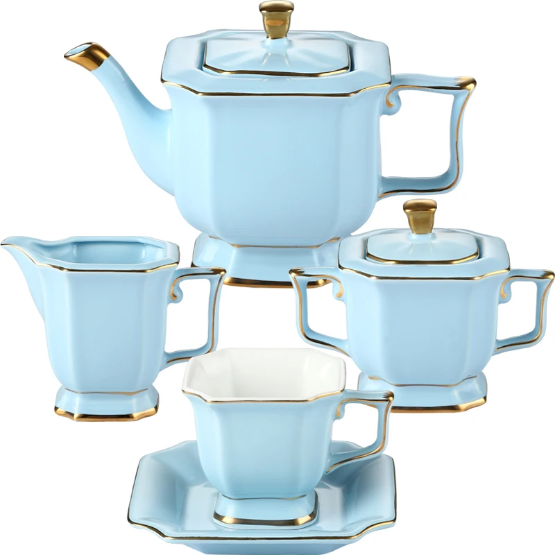 

15-piece ceramic European coffee cup living room home elegant creative gift simple high-end British afternoon tea tea set