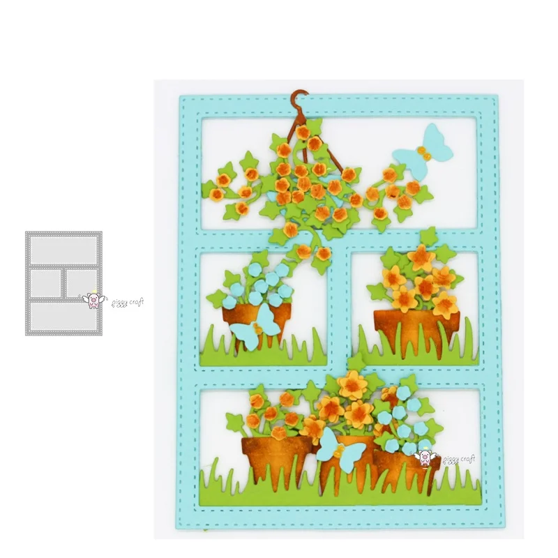 

New Photo card frame metal Cutting Dies Stencils DIY Scrapbooking Paper/photo Cards Embossing Dies