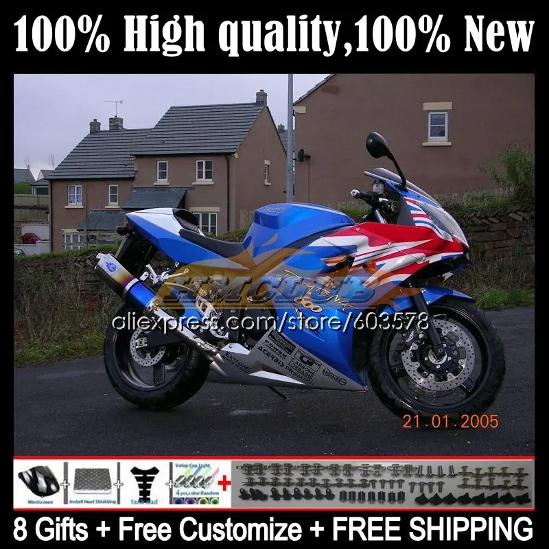 

Корпус для Triumph Daytona600 Daytona 650 600 2002 2003 2004 2005 37CL.212 Daytona650 Daytona 600 02 03 04 05 обтекатель белый серебристый
