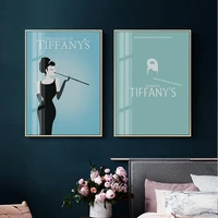 nordic style fashion girl wall art canvas poster print minimalism painting living room interior decoration wall painting
