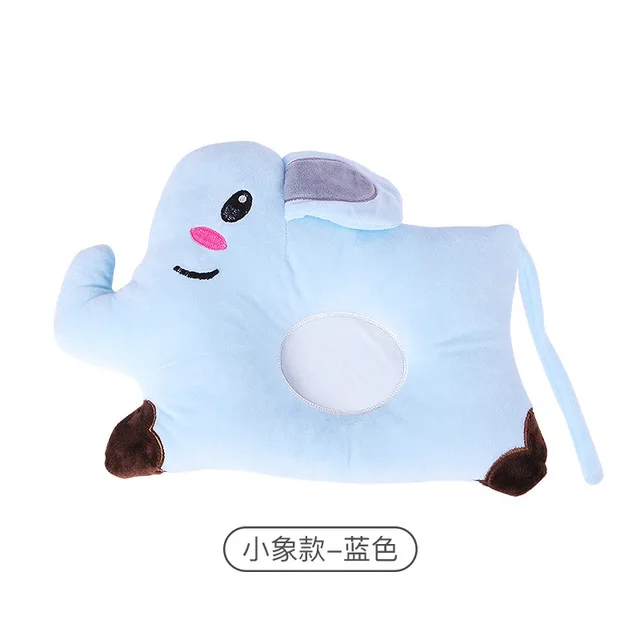 Blue 9 Подушка для защиты головы новорожденного, подушка для новорожденных, детские подушки с животным принтом, хлопковая детская подушка, позиционер сна, Прямая поставка - Цвет: Blue 9