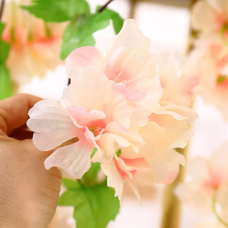 Длинная искусственная цветочная гирлянда 18 цветов 220 м|Искусственные и сухие