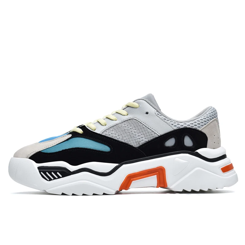 

casual vintage autumn mens low shoes sneakers white leather breathable grey black race trainers sneaker fashion light winter in