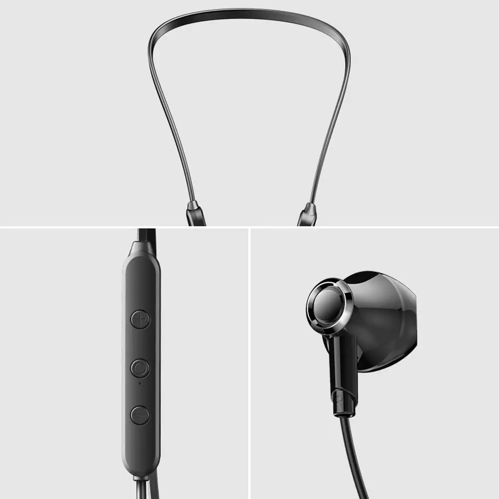 Bluetooth-наушники/bluetooth-гарнитура 5,0 с креплением на шею, водонепроницаемые мини Спортивные Беспроводные наушники/беспроводная гарнитура