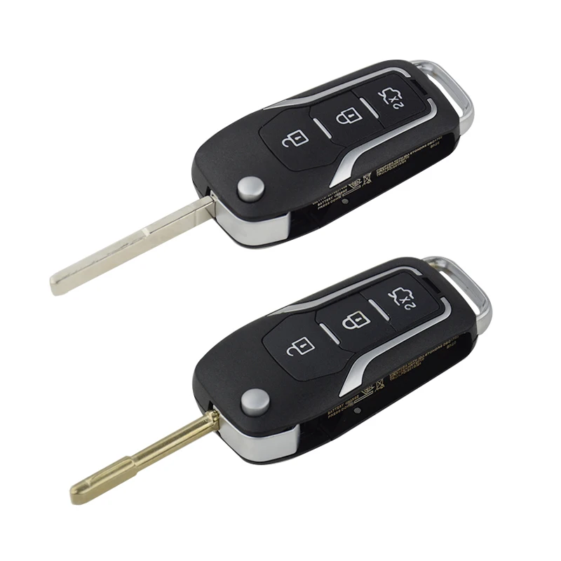 OkeyTech 3 кнопки 433 МГц модифицированный складной автомобильный пульт