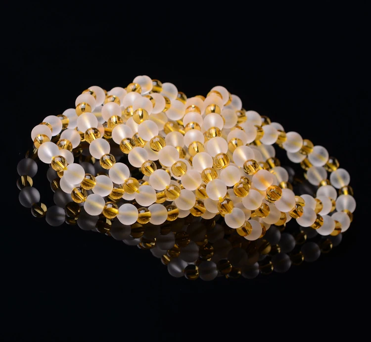 Браслет ручной работы из бисера модные ювелирные изделия прозрачного стекла для