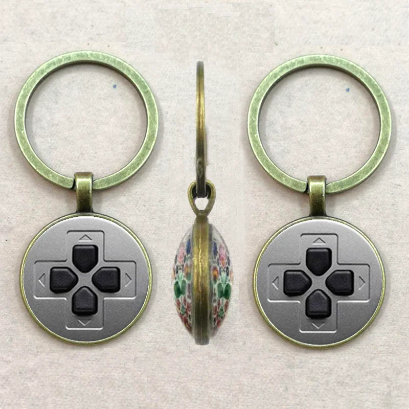 Видео игровой контроллер фото двойной брелок необычный друг подарок ювелирные