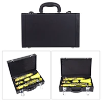 pu leather professional replacement clarinet storage case portable padded box