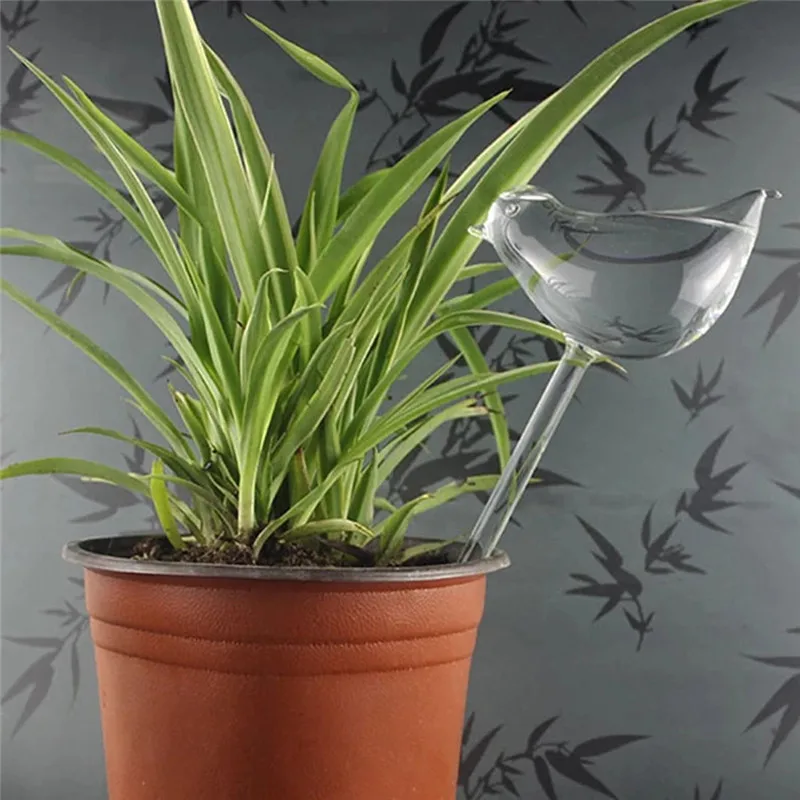 Устройство для полива птиц стеклянный горшок автоматического комнатных