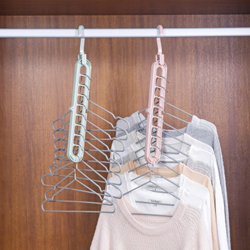 Multi-port Support Circle Clothes Hanger Drying Rack Multifunction Scarf Tie Belt Wardrobe Closet Storage Organizer 1 PC | Дом и сад