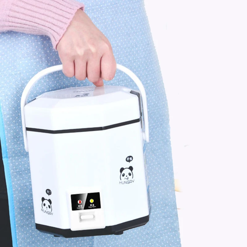 Мини рисоварка л компактная Двухуровневая Пароварка многофункциональная