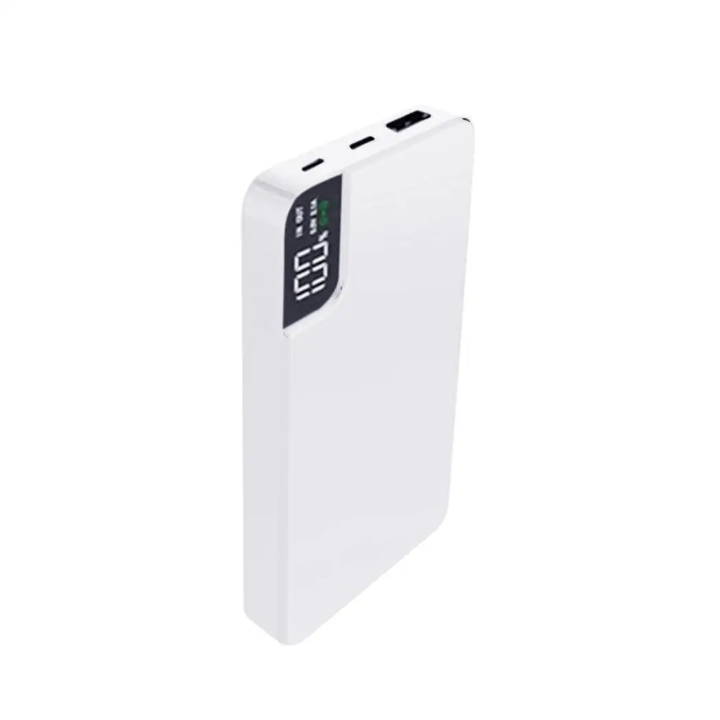 Portable Qi Wireless Charger Digital Display 10000mAh Large Capacity Power Bank Quick Charge Phone External Battery With Stand | Мобильные