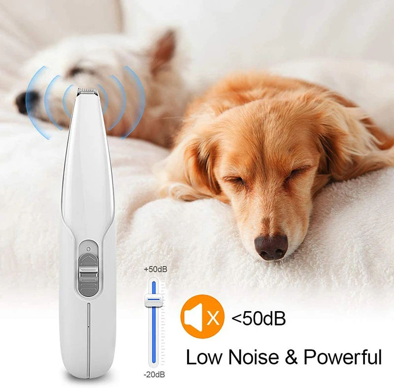 

USB Rechargeable Pets Hair Trimmer for Dogs Cats Pet Hair Clipper Grooming Kit Professional Dog Hair Trimmer