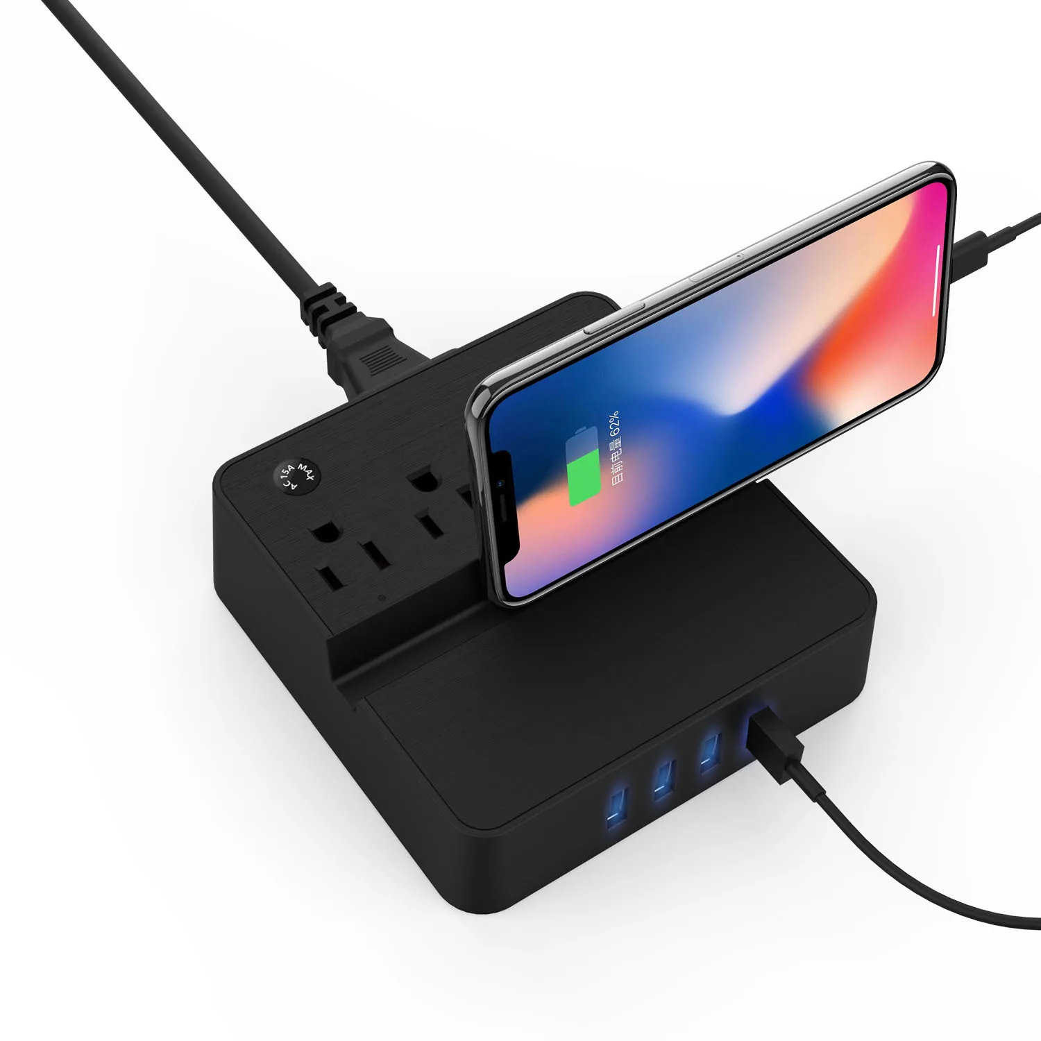 Wifi Smart power Strip Защита от перенапряжения 4 розетки США розетка с USB голосовым управлением удлинитель работает с Alex Google Home