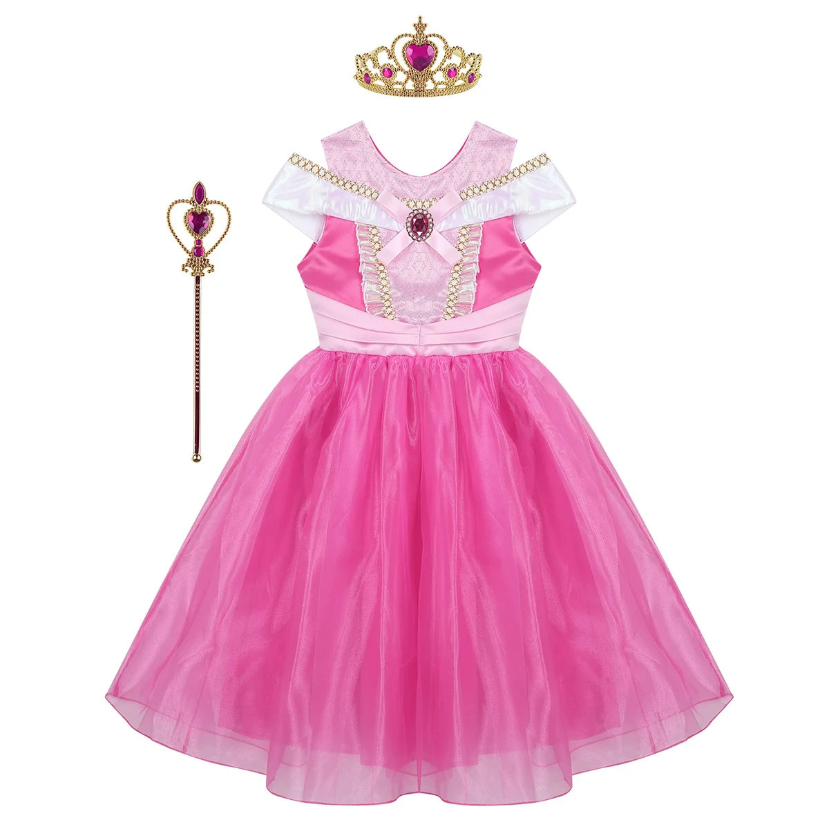 3 шт. Детский костюм принцессы тиара|Костюмы для девочек| |