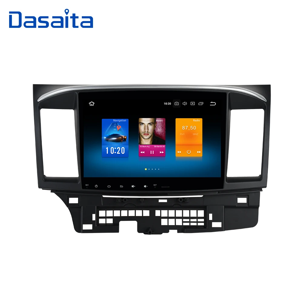 Dasaita 10," Android 9,0 Автомобильный gps плеер для Mitsubishi Lancer 10 EVO с 4G+ 32G Восьмиядерный Авто Стерео Navi Радио мультимедиа