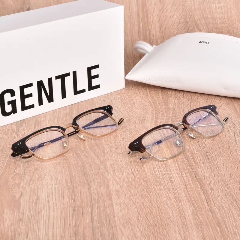 Новинка 2020 брендовая дизайнерская Оправа очков Гавана титановые квадратные