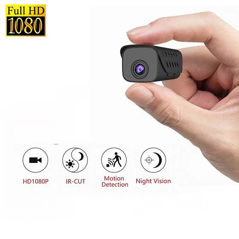 

Wifi Micro Cam IP Mini Camera HD 1080P Camcorder Home Security Motion Detect Night Vision Small DVR Video Voice Audio Recorder