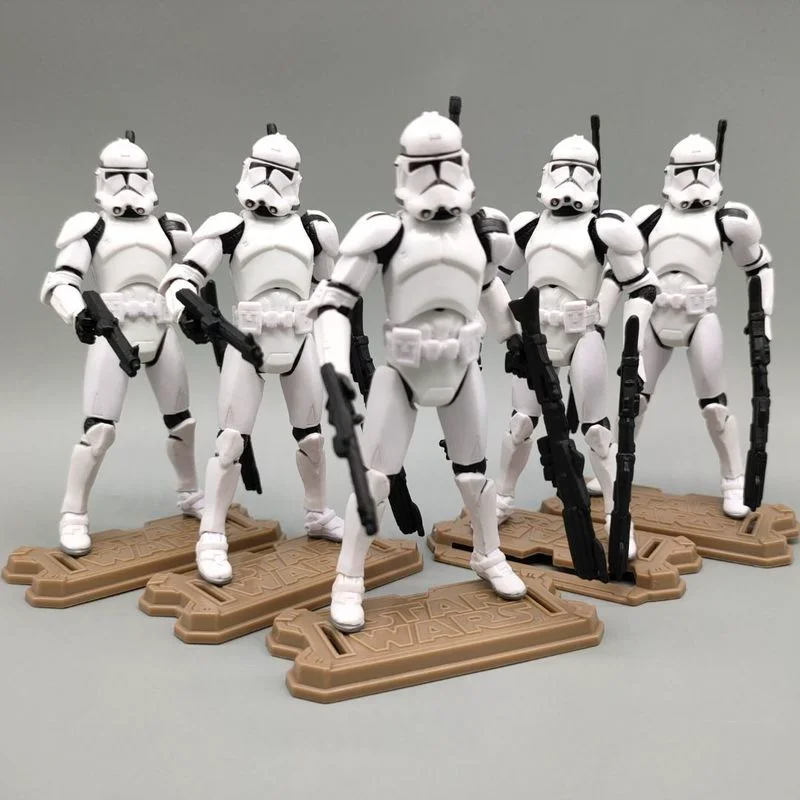 

Star Wars Imperial Stormtrooper Mandalorian Army 3.75 Inches SHF Full Joint Movable BJD Collectible Ornaments Toy Gifts
