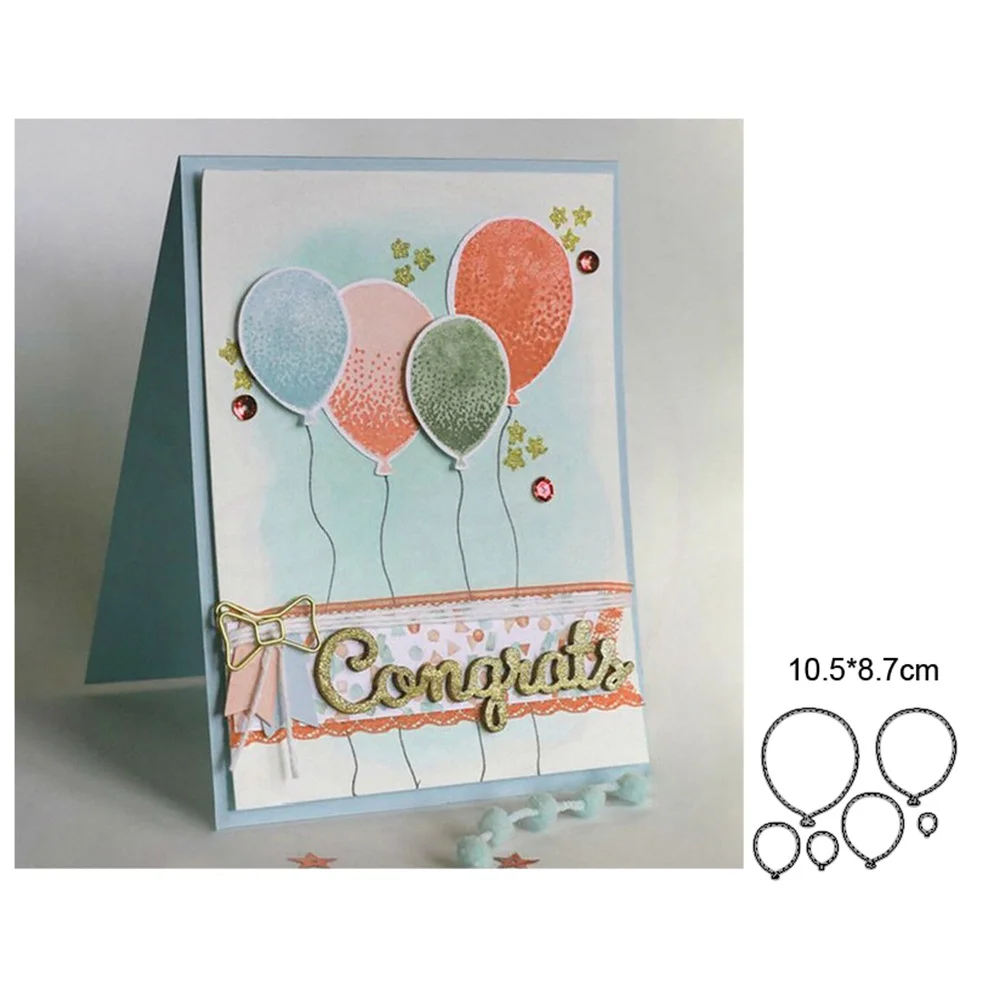 

Ремесленные штампы, металлические штампы для резки, форма вечерние, воздушных шаров, украшение для границ, для скрапбукинга, бумаги, ремесле...