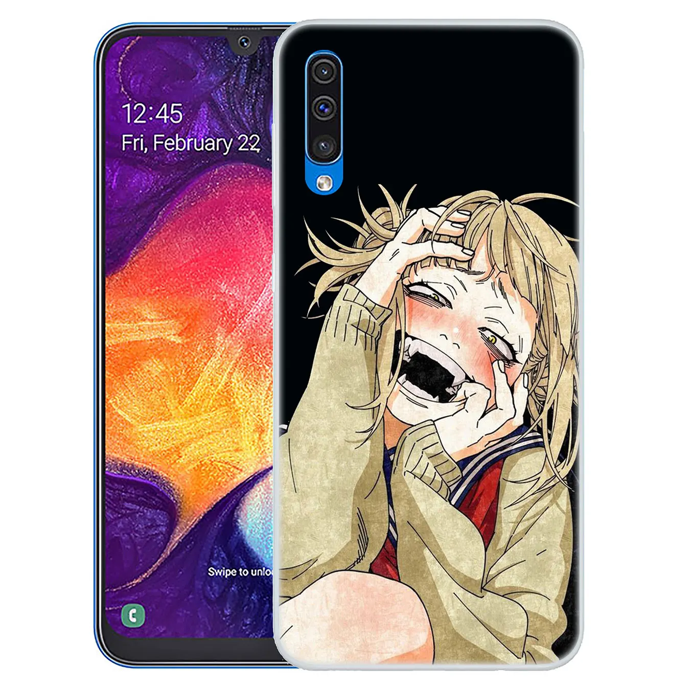 1 Химико Тога Boku без герой чехол для телефона аниме для samsung Galaxy A10 A20 A30 A40 A50 A60 A70 M10 M20 M30 M40 A20e крышка - Цвет: 1