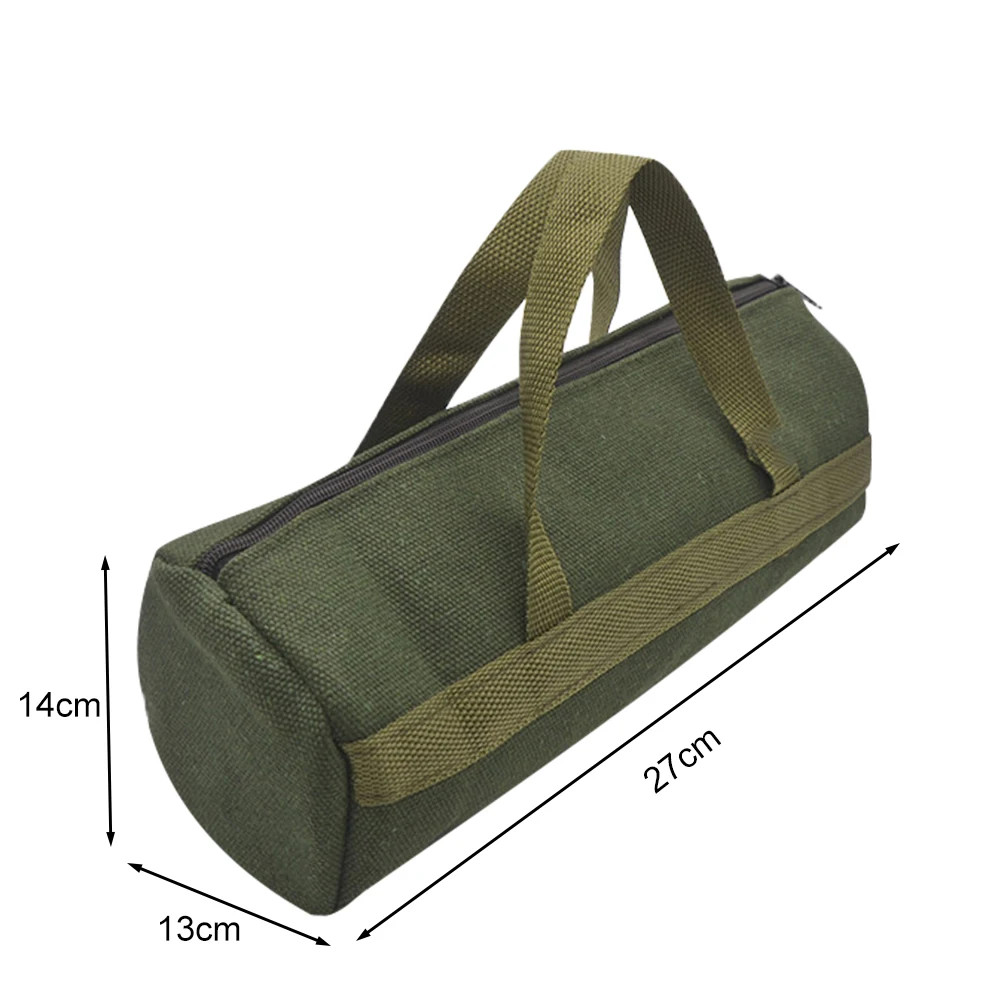 

1pcs! Durable Thicker Canvas Tool Pouch For Electrical Tool Storage Organizer Portable Instrument Case Tote Bag