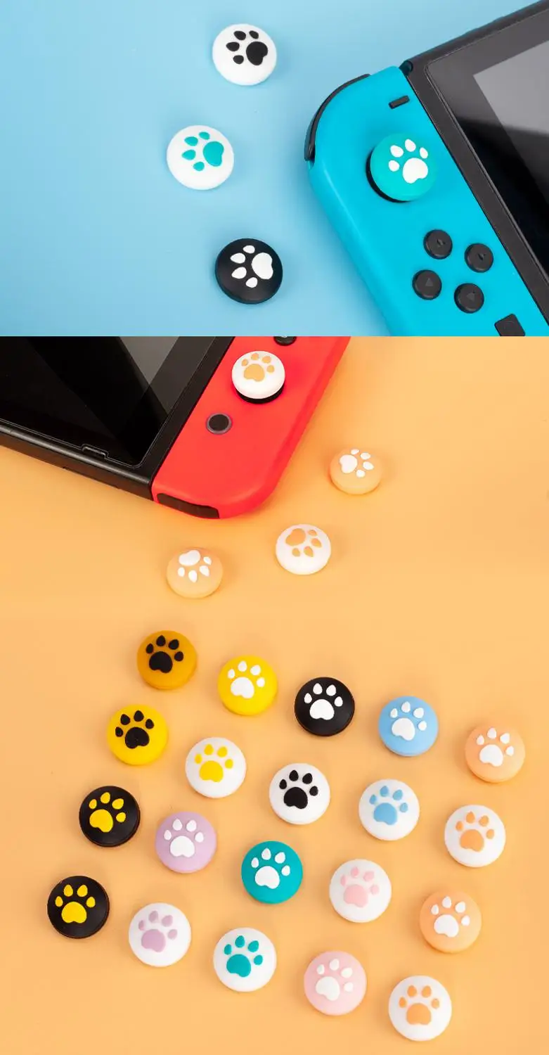 Колпачки силиконовые аналоговые для джойстика Nintendo Switch Joy Con|Запасные части| |
