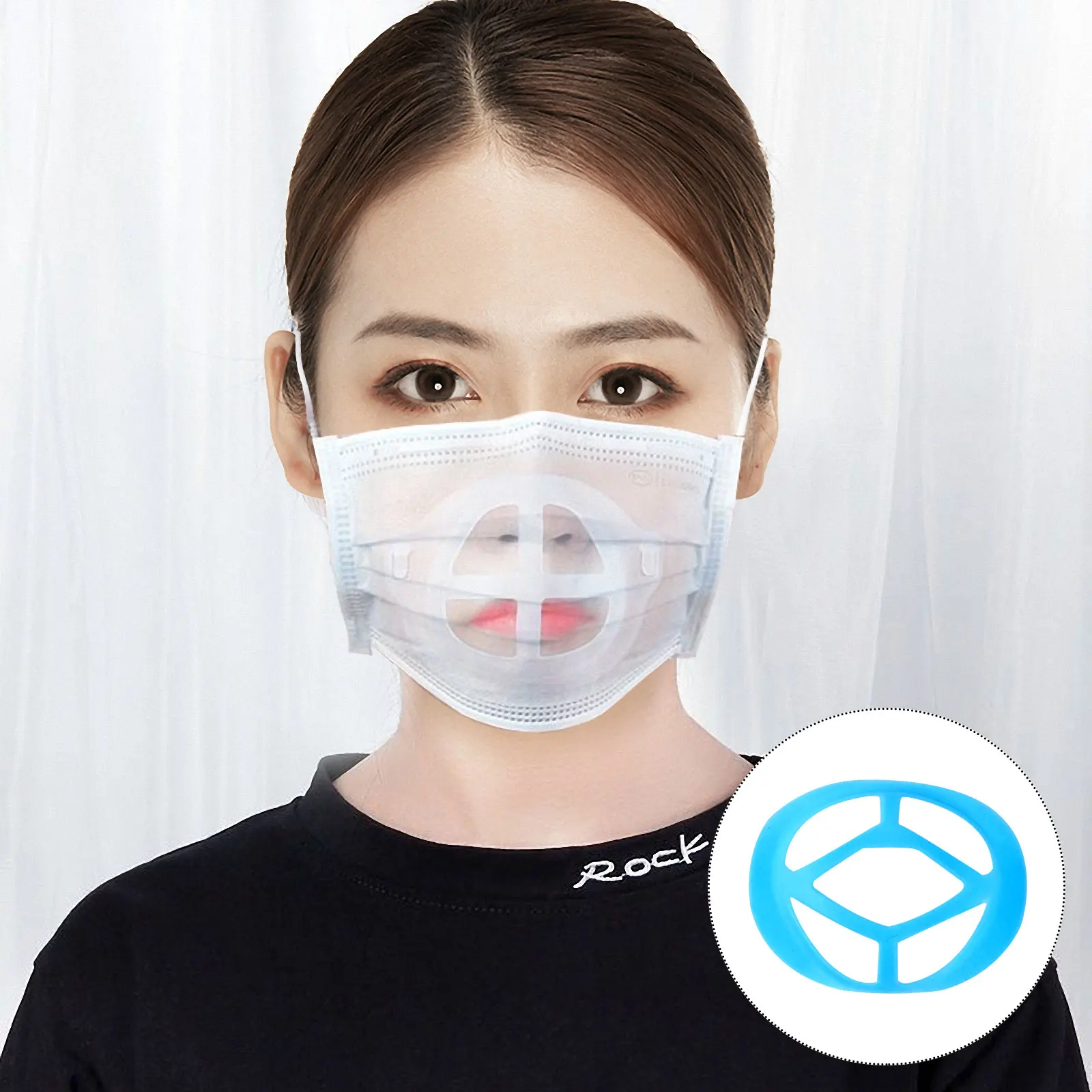 

10PCS Simple Durable Practical Creative Holder Frame Mask Bracket for More Space