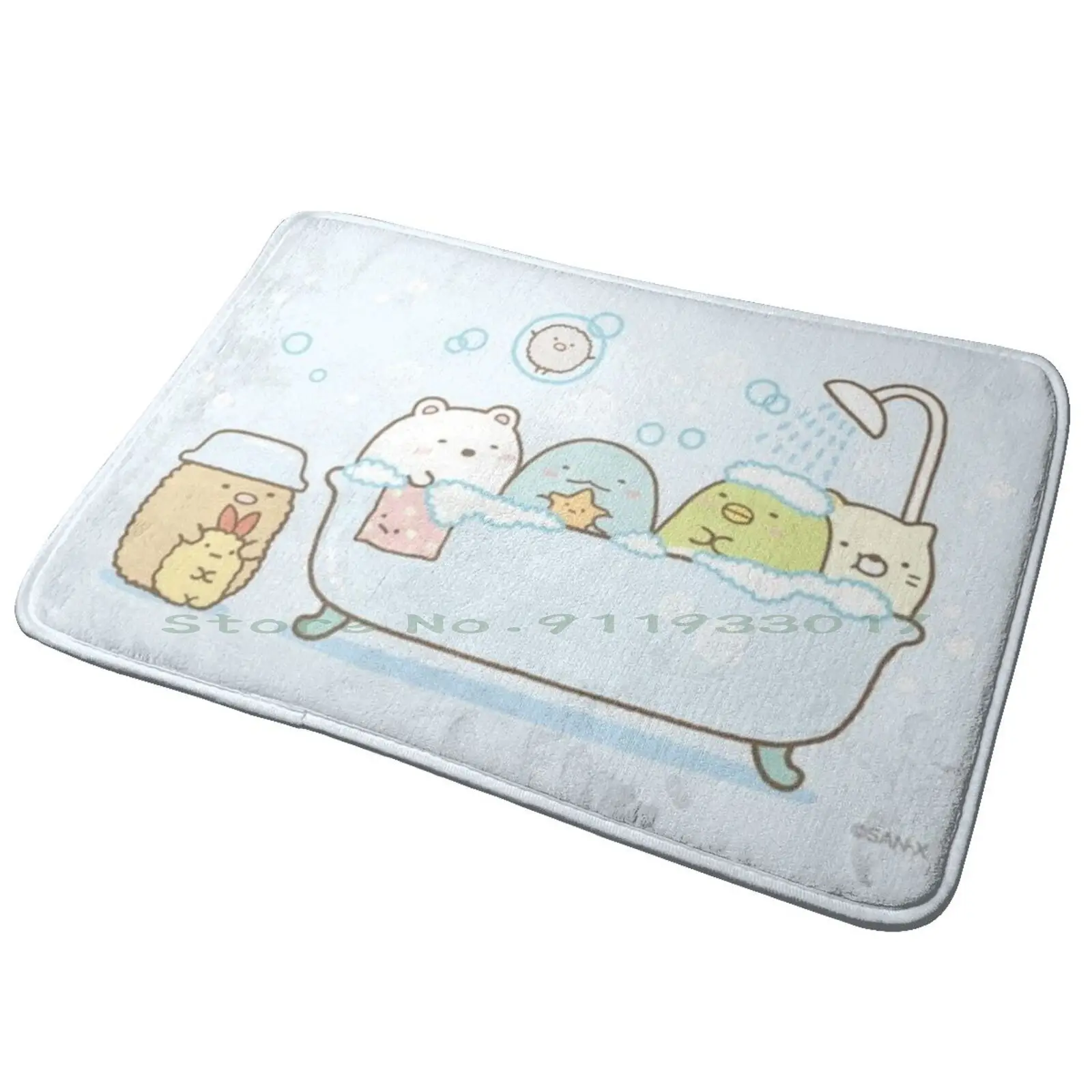 

Sumikko Gurashi 35 коврик для входной двери коврик для ванной коврик Hakucat симпатичный красочный узор японское аниме Sumikko Gurashi San X Прекрасный