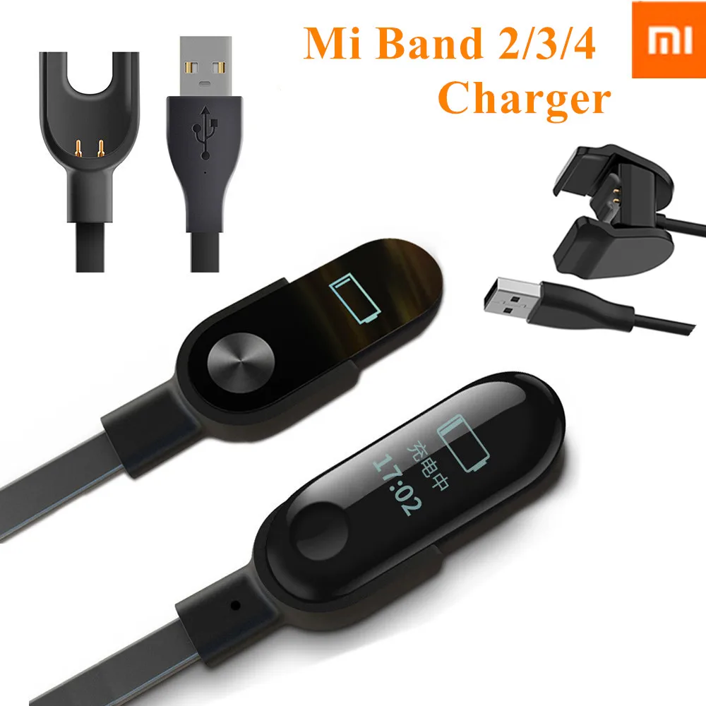Зарядные устройства для Xiaomi Mi Band 2 3 4, зарядный кабель для передачи данных, док-станция, зарядный USB-кабель, зарядный провод для Xiaomi MiBand 2 3 4