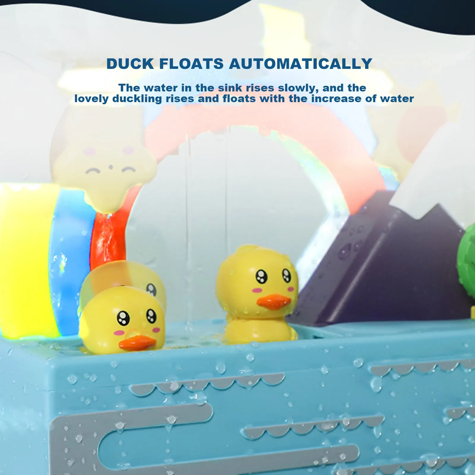 

Baby Bath Toys Bathtub Suction Cups Toy Waterfall Fill Spin and Flow Toy Shower Gift Light and Music Kids Toy Set Children50