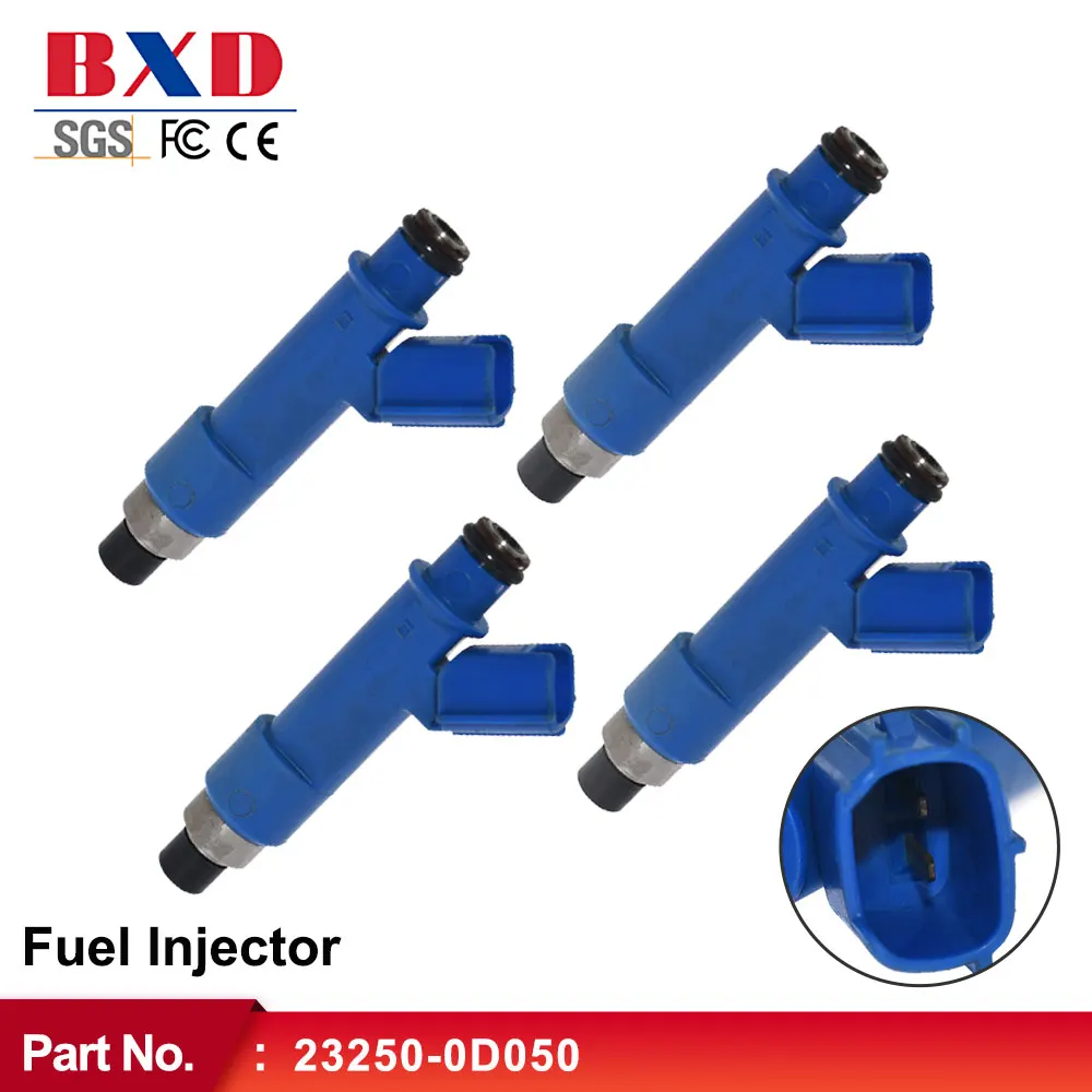 4x Fuel Injectors 23250-0d050 For Toyota Corolla 2004-2008 & Matrix 2005-2008 & Pontiac Vibe 2005-2007 1.8l 1zzfe