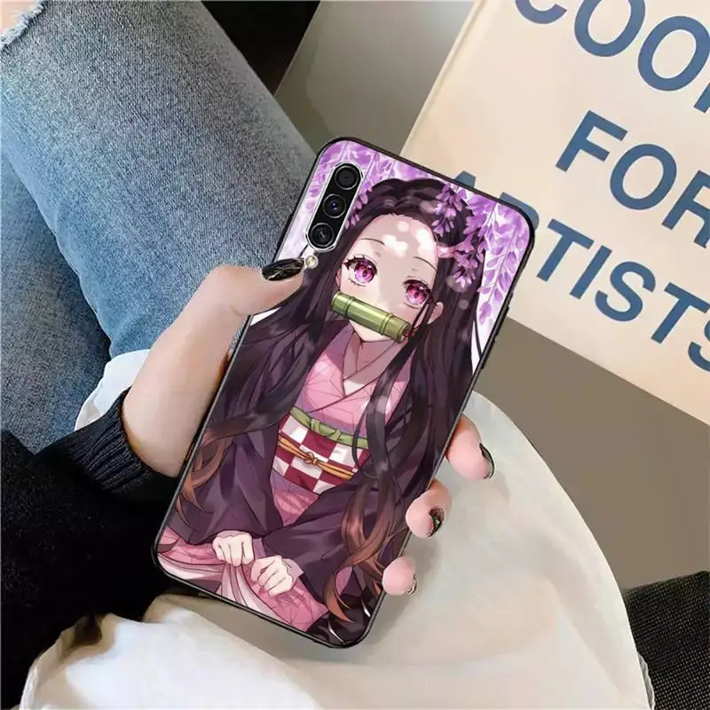 

Demon Slayer Anime Kimetsu No Yaiba Phone Case For Samsung A40 A31 A50 A51 A71 A20S S8 S9 Plus note 20 ultra