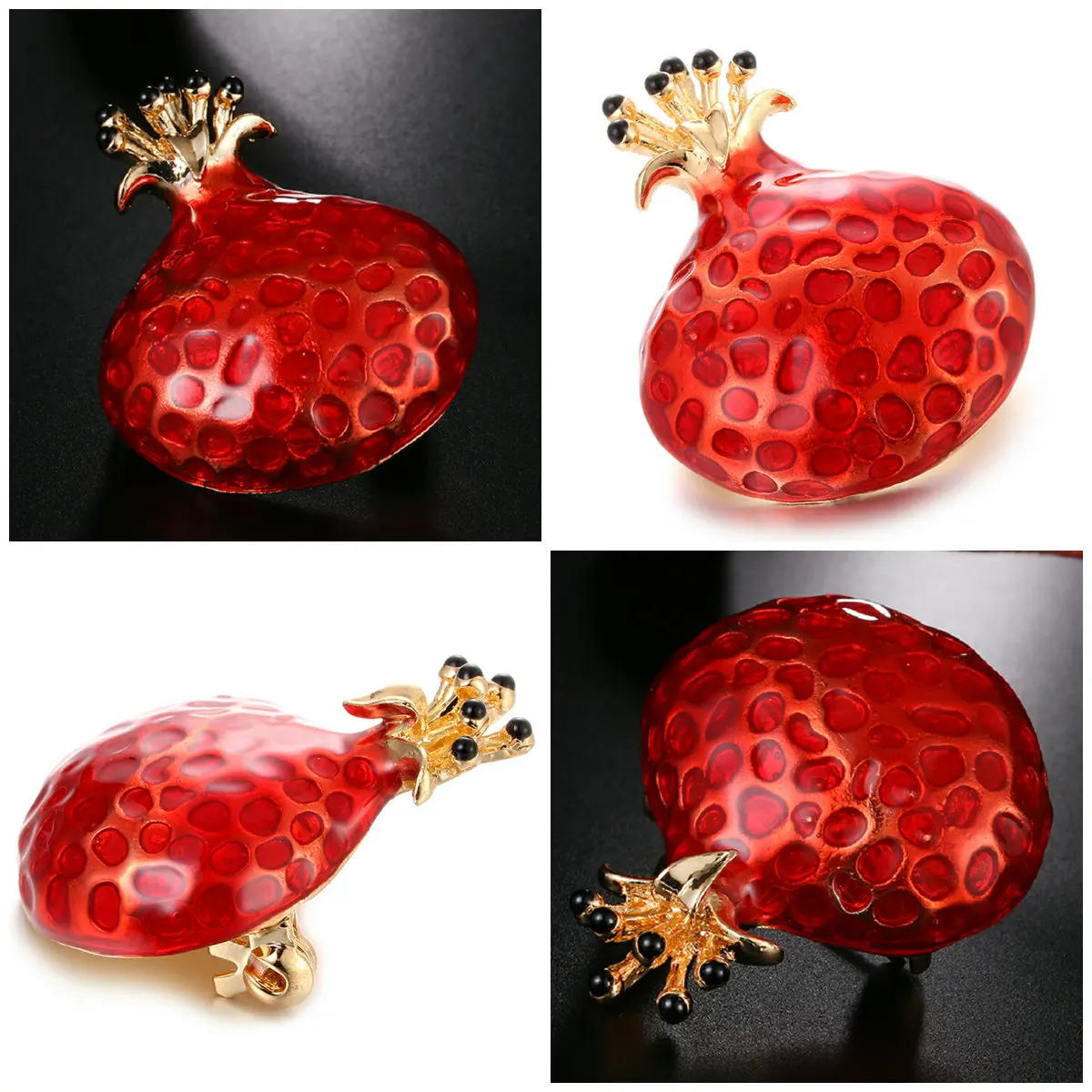 Ананас фруктовая форма мужская женская одежда значок на шарф пряжки милый костюм