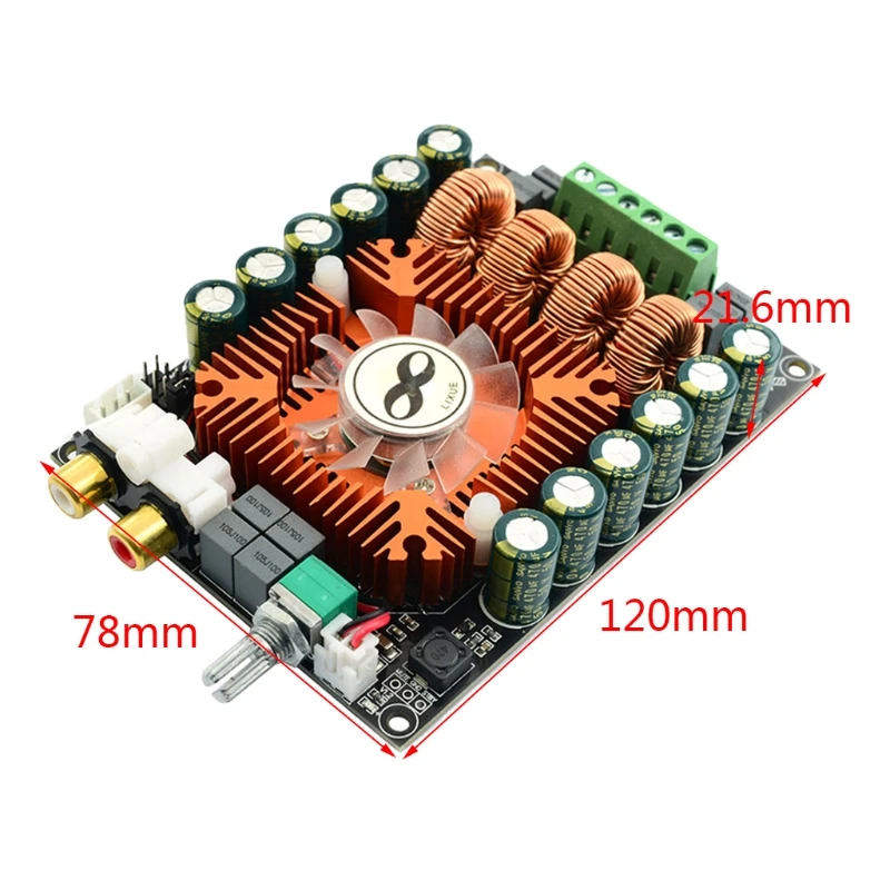 

TDA7498E High Power Digital Power Amplifier Board 2.0 Stereo 160Wx2 for Home Sound Systems Support BTL220W