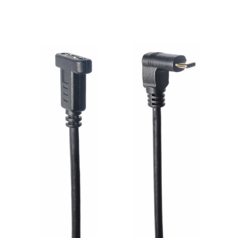 Кабель-удлинитель с разъемами USB 3 1 и Type C 90 градусов | Электроника