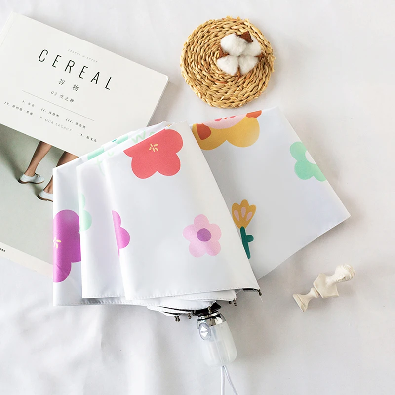 Зонт женский складной автоматический с защитой от УФ лучей и ветра|Зонтики| |